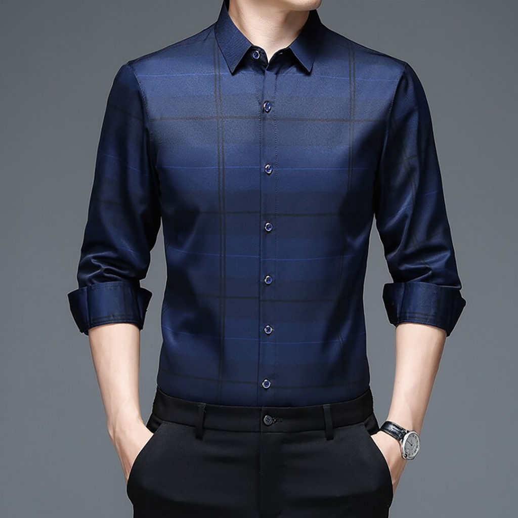 BARU  Kemeja Pria Brams | Kemeja Panjang | Kemeja Formal | Kemeja Kerja | Motif Kotak