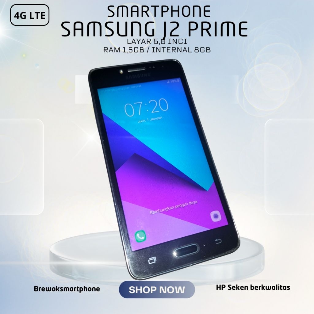 SAMSUNG J2 Prime 1,5/8GB HP Seken Normal Original bukan Refurbush / HP Seken Murah Berkualitas