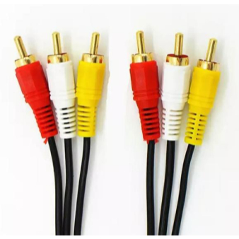 Jack Kabel Audio DVD ke TV ke DVD RCA 3 ke 3