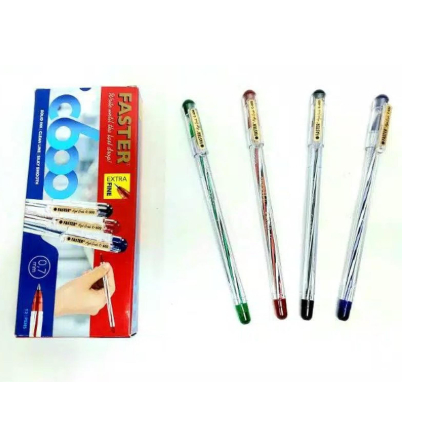 

PULPEN FASTER C600 / ASLI - C600 - Hitam (12pcs) TINTA HITAM