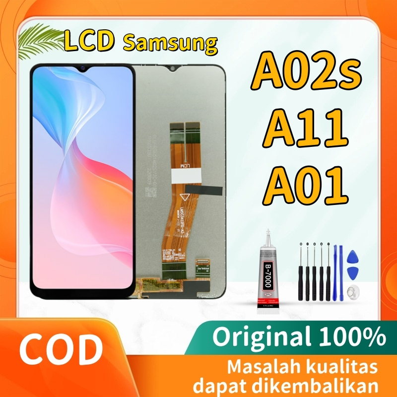 lcd HP Samsung A02S/A01（Core）/A11 original 100% Fullset Compatible For Glass Touch Screen Digitizer