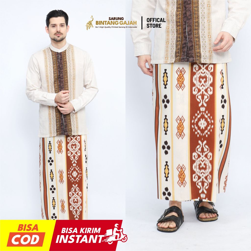 Sarung Bintang Gajah Onta Legenda WS 7779  PRIYA Motif Ornamen Etnik Modern