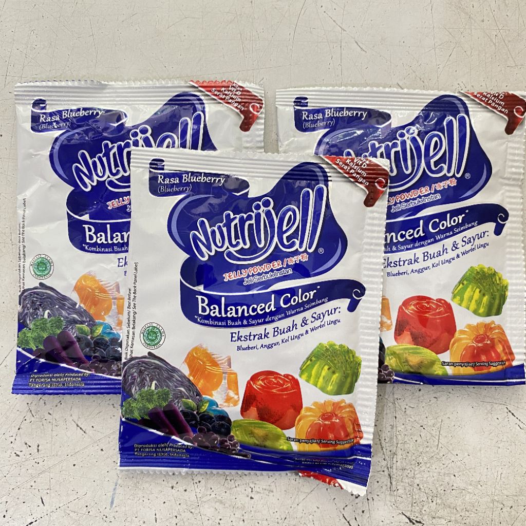 

Nutrijell JELLY rasa BLUEBERRY 15 gram | nutrijell blueberry | jelly blueberry