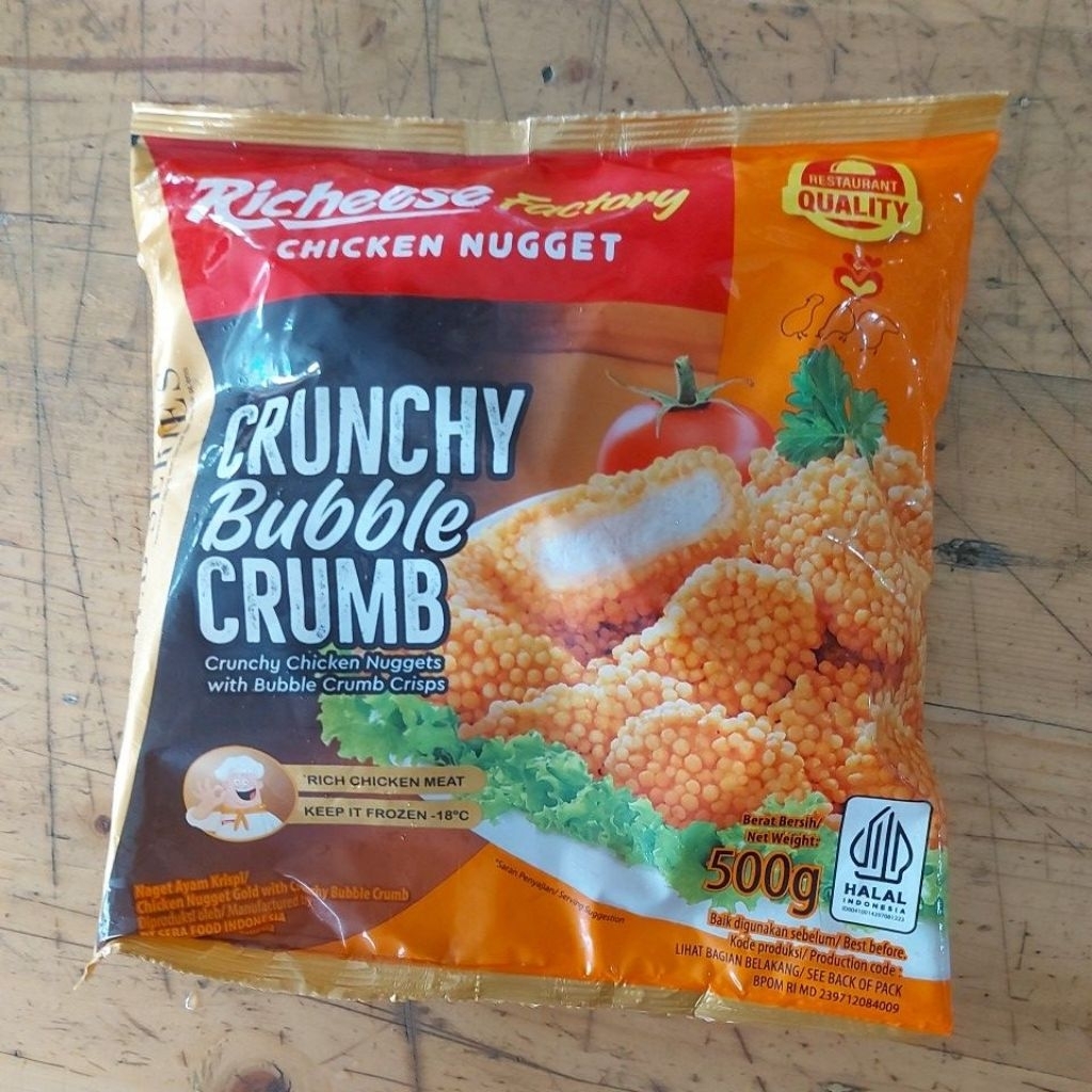 

RICHEESE FACTORY CRUNCHY BUBBLE CRUMB 500GR