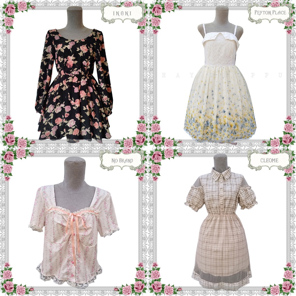 READY 225_DRESS KAWAII PREMIUM CANTIK AXES FEMME, TITTY & CO, LIZ LISA, SECRET HONEY DLL