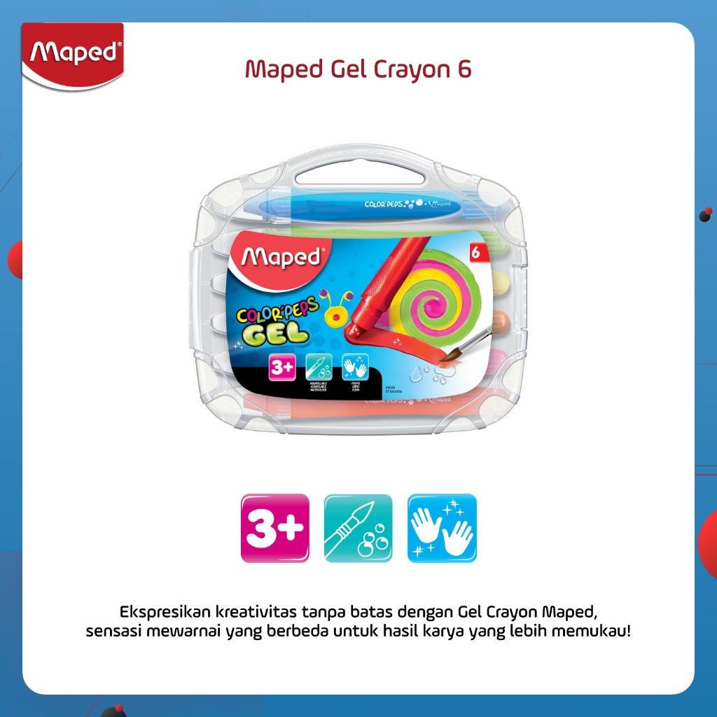 

Maped Gel Crayon 6