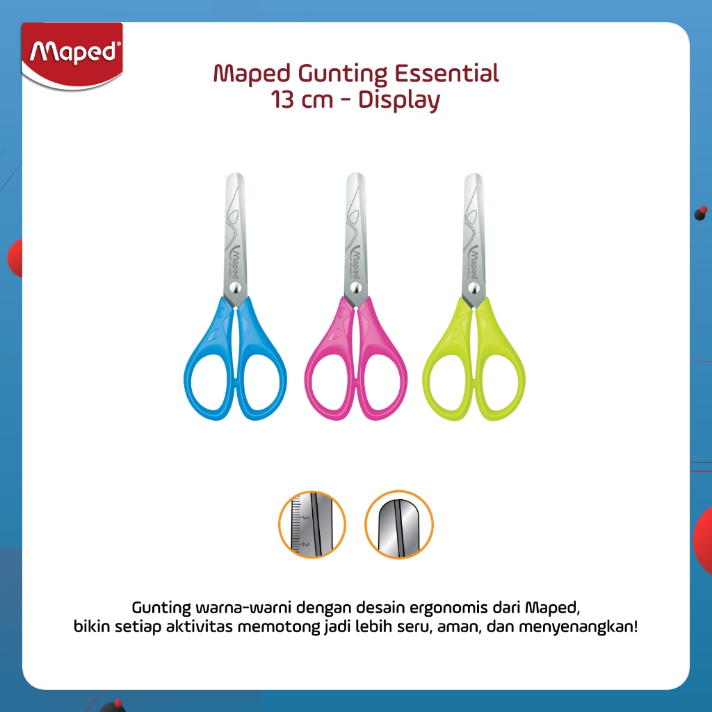 

Maped Gunting Essential 13 cm - Display