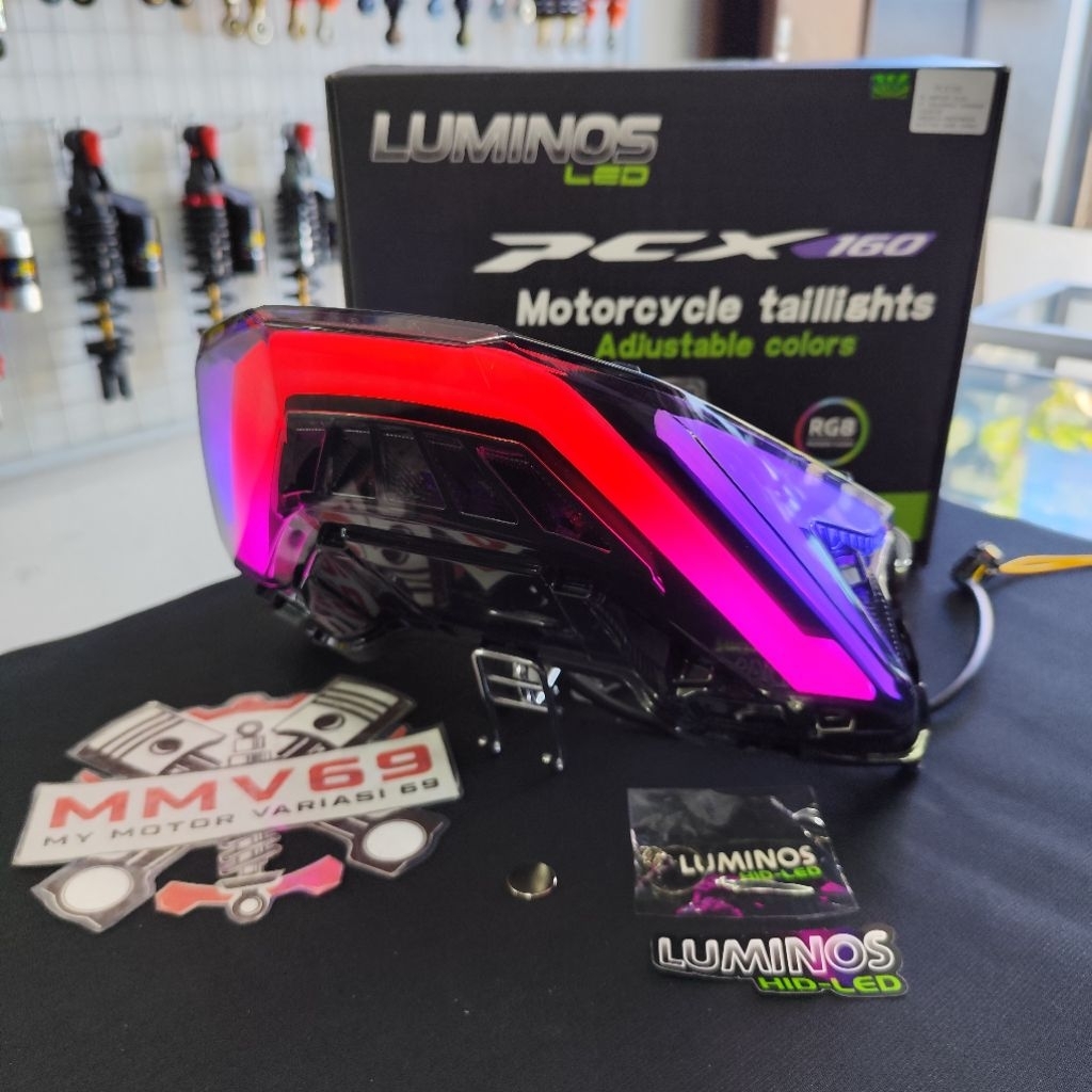 LAMPU STOP PCX 160 RGB STOPLAMP PCX 160 NEW LUMINOS STOPLAMP HONDA PCX160
