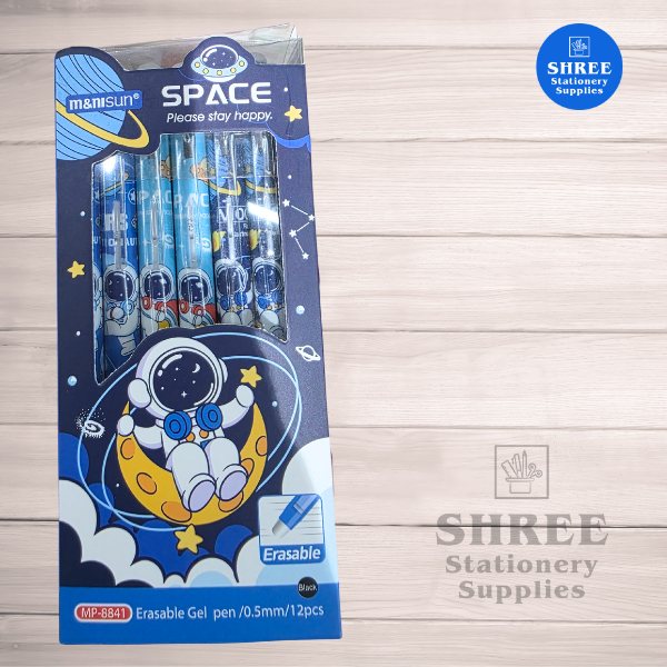 

Erasable Gel Pen Astronaut Mix – Pulpen Tinta Gel Lucu & Praktis untuk Anak, Remaja & Sekolah | Shree Stationery Supplies