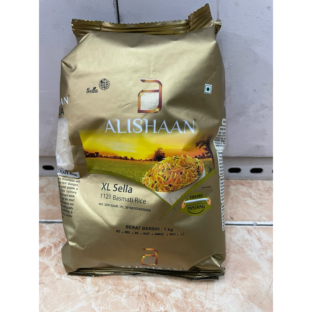 

Beras Basmati Alishan 1kg Merk Random, Long Rice Repack asli India