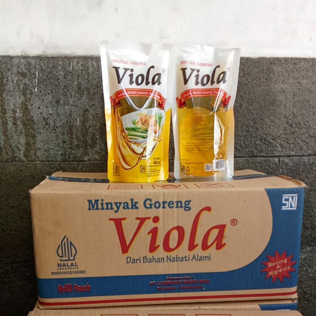 

VIOLA Minyak Goreng 400ML 24 pouch 1 Dos