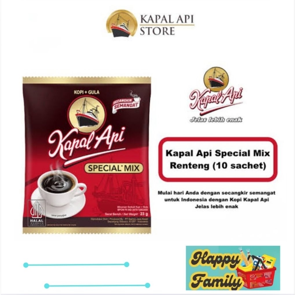 

Kapal Api Special Mix Kopi Sachet Renteng