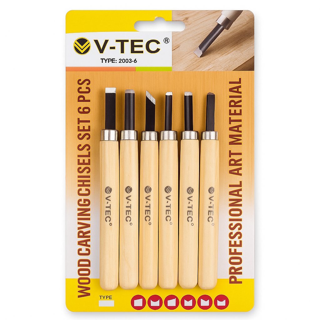

V-TEC Pisau Ukir Type 2003-6 (6pcs)