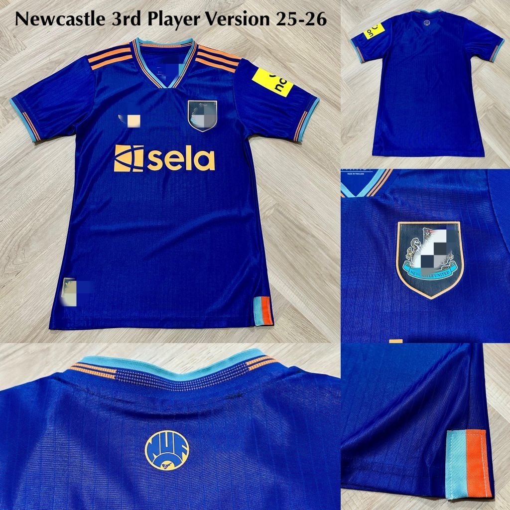 (PLAYER ISSUE/BARU) JRSEY NEWCASTLE 3RD PI 2025 2026 NEW THIRD HIGH QUALITY