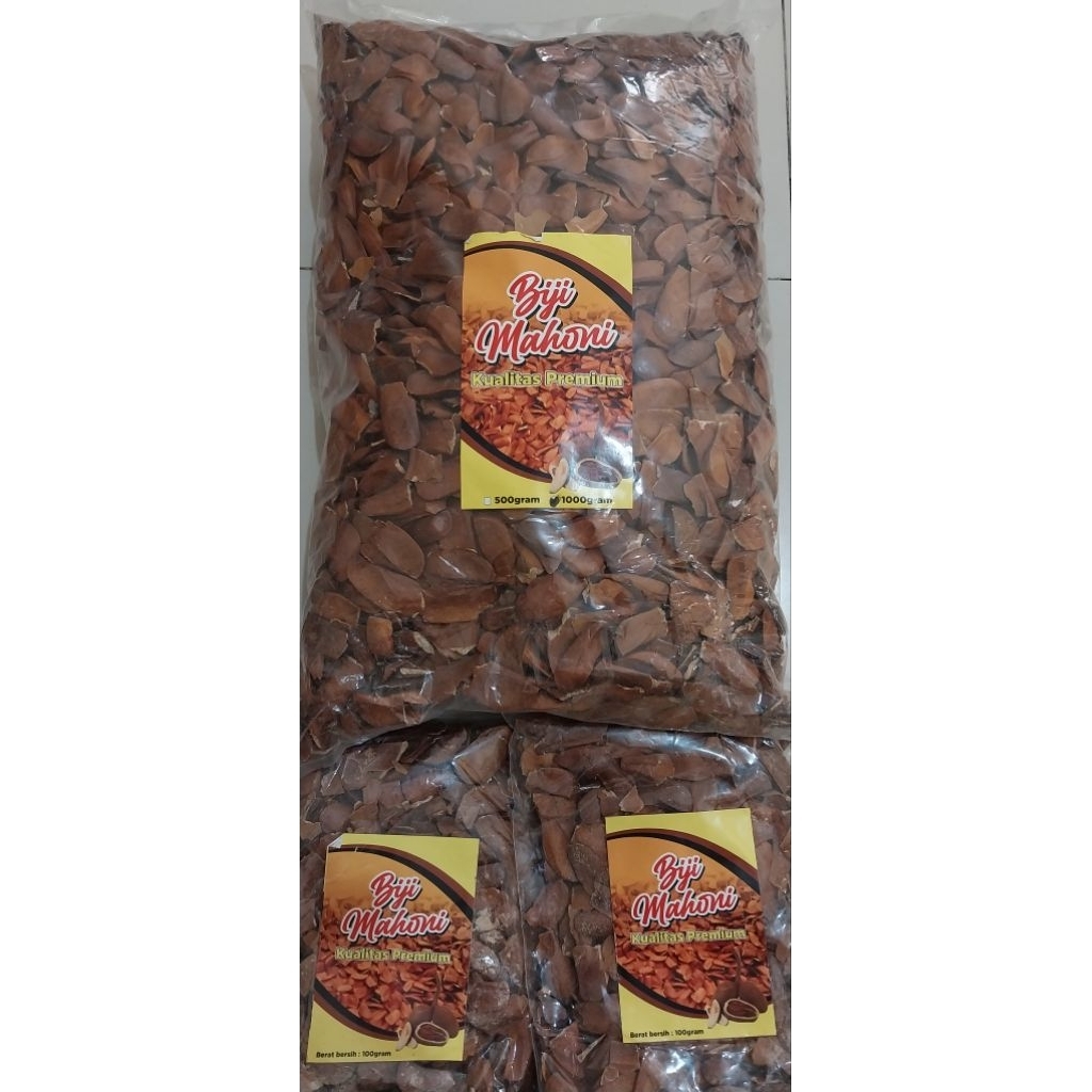 

Biji Mahoni Asli 1.2 kg