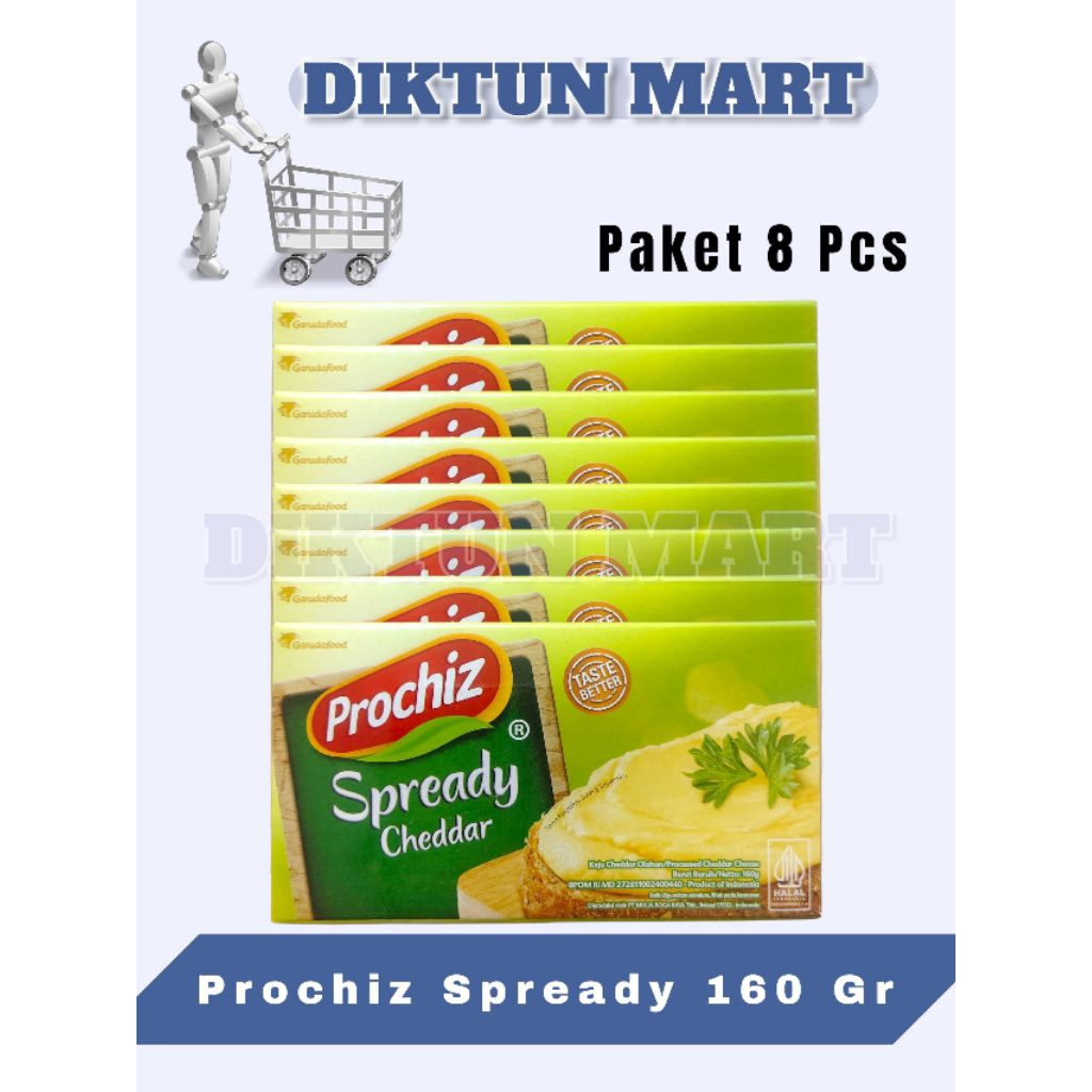 

[READY LANGSUNG KIRIM] Prochiz Spready 160Gr Paketan Keju Oles Viral