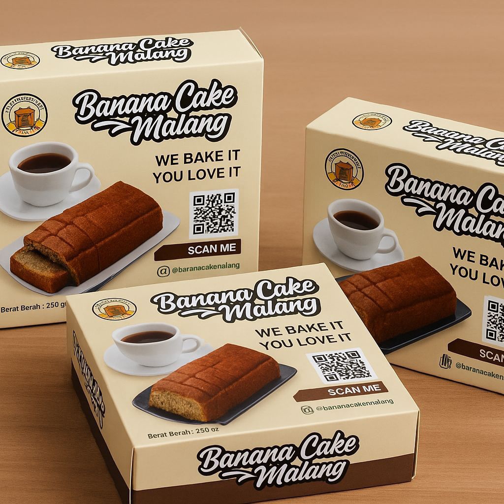 

Banana Cake Mini Package 250gr - Keju