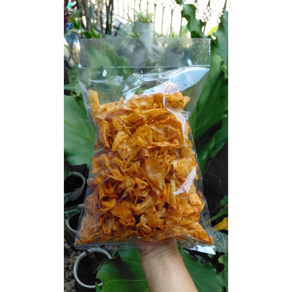 

Singkong Kriwil Pedas Keripik Singkong kriwil Cemilan Pedes