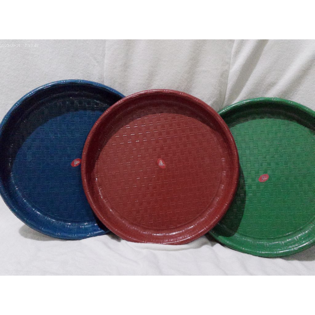 Tampah Plastik 50 cm | Wadah Kue/Tumpeng | Perabot Bekasi