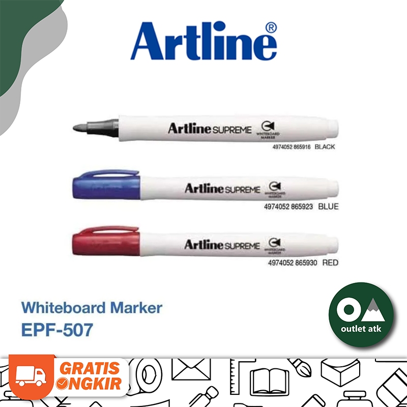 

Spidol Papan Tulis Artline Supreme Whiteboard Marker EPF-507