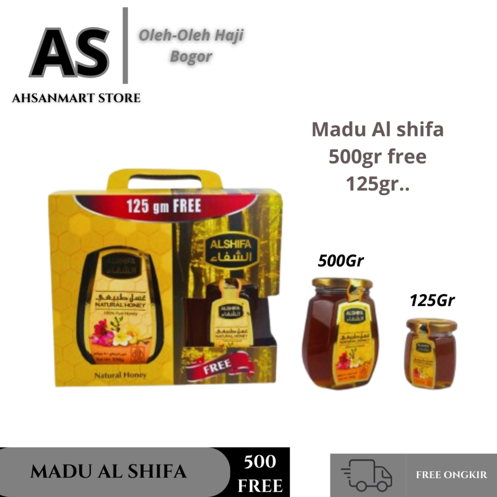 

MADU Al-Shifa 500GR FREE 125GR - Alshifa Arab Import Original I Madu Murni I Madu Kesehatan