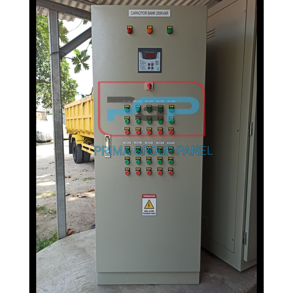 Panel Capasitor Bank 200kvar 10Step Merek Himel