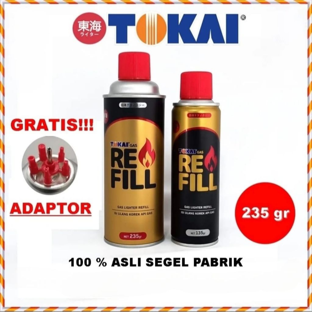 REFILL GAS ISI ULANG KOREK API TOKAI & M2000