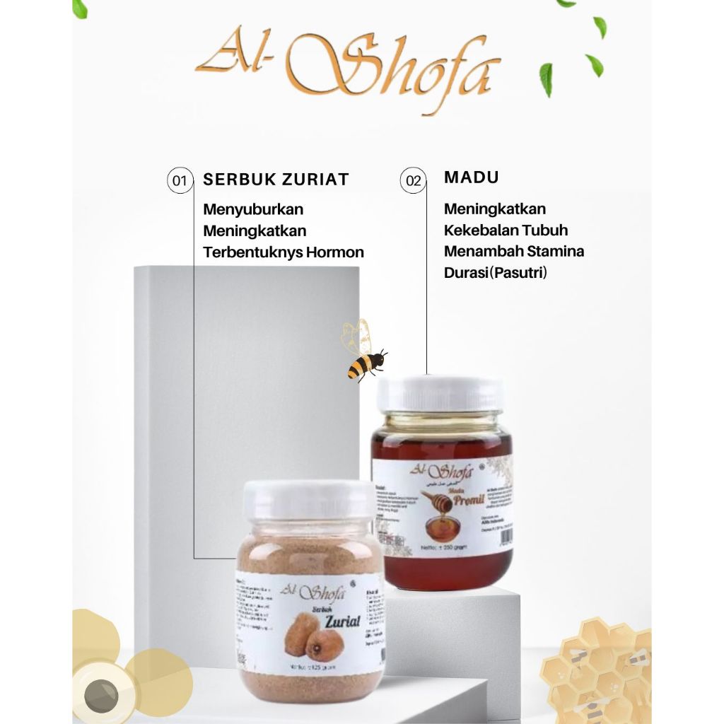 

Paket Promil Serbuk Zuriat Al Shofa dan Madu Promil Al Shofa / Serbuk Zuriat 125g & Madu Promil 250g/Paket Promil Serbuk Zuriat Al Shofa & Madu Promil Al Shofa Free Kardus dan bubble