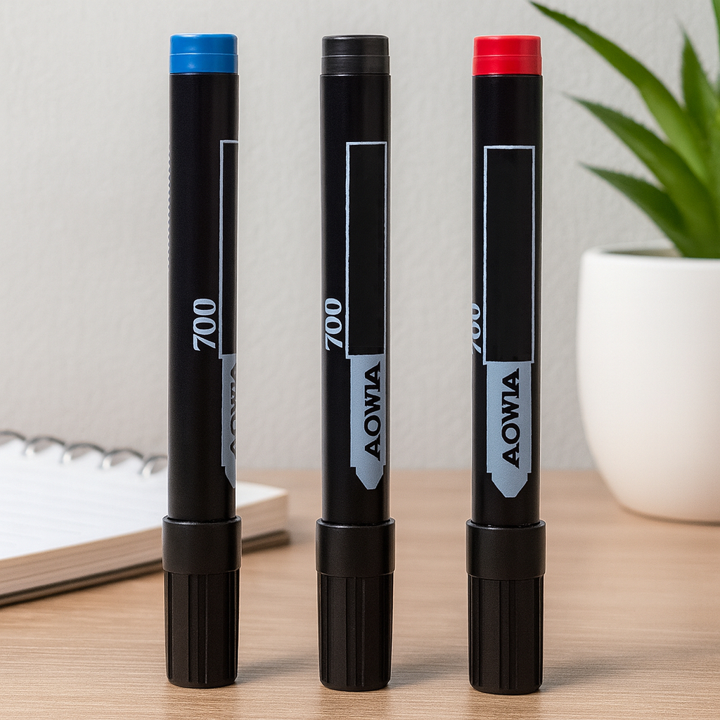 

Spidol Permanent Marker Permanen Tahan Air Cepat Kering Tinta Minyak Hitam Biru Merah Tidak Pudar