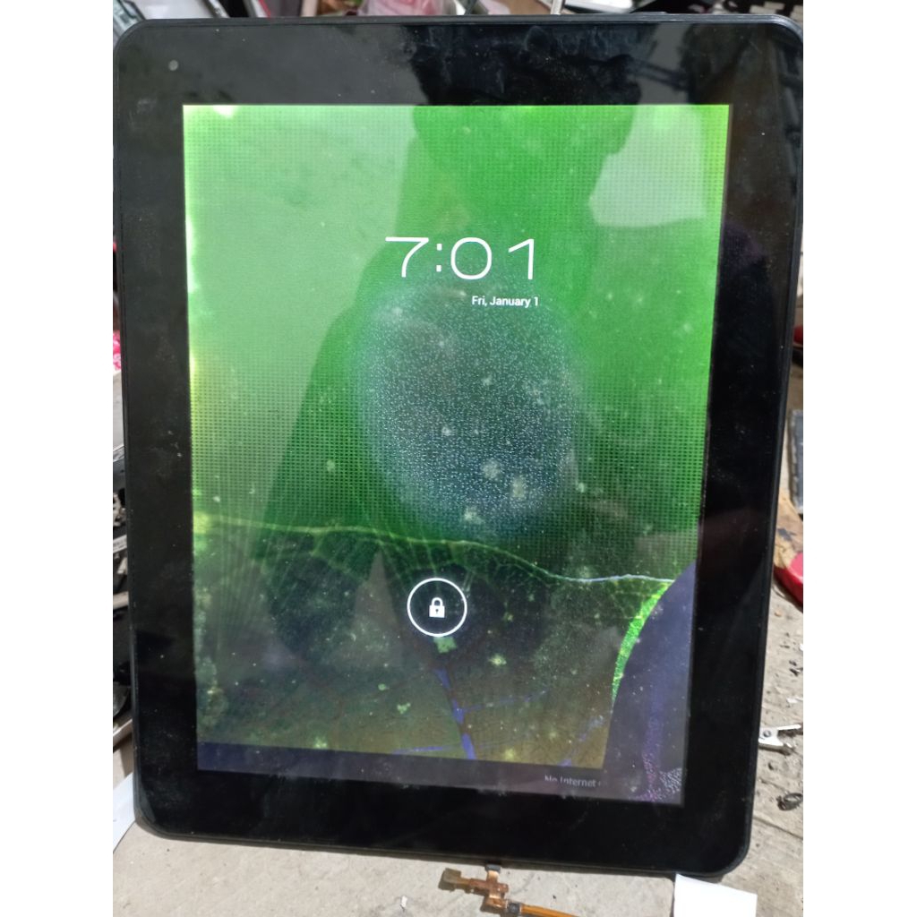 TAB IMO X9 MINUS LCD MESIN HIDUP