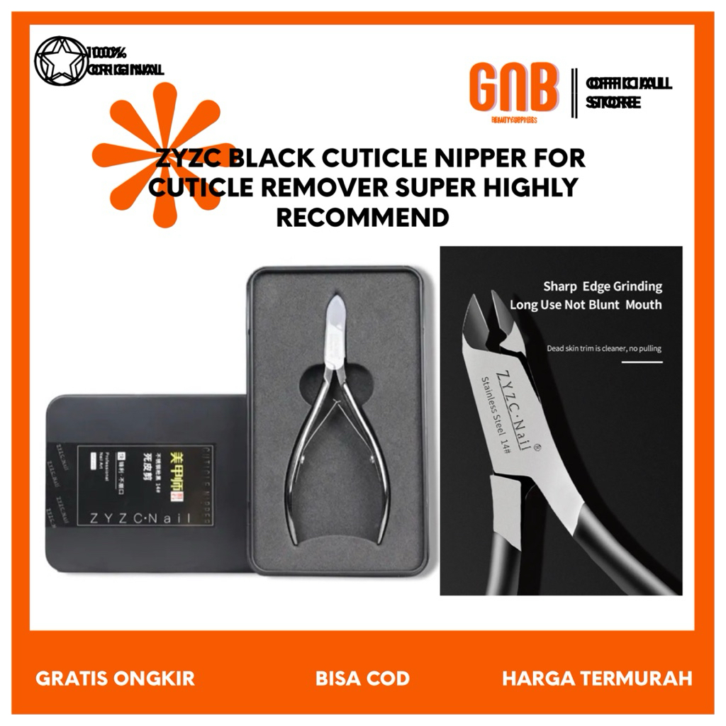 ZYZC BLACK CUTICLE NIPPER | Zyzc Black Cuticle Nipper for Cuticle Remover Super Highly Recommend