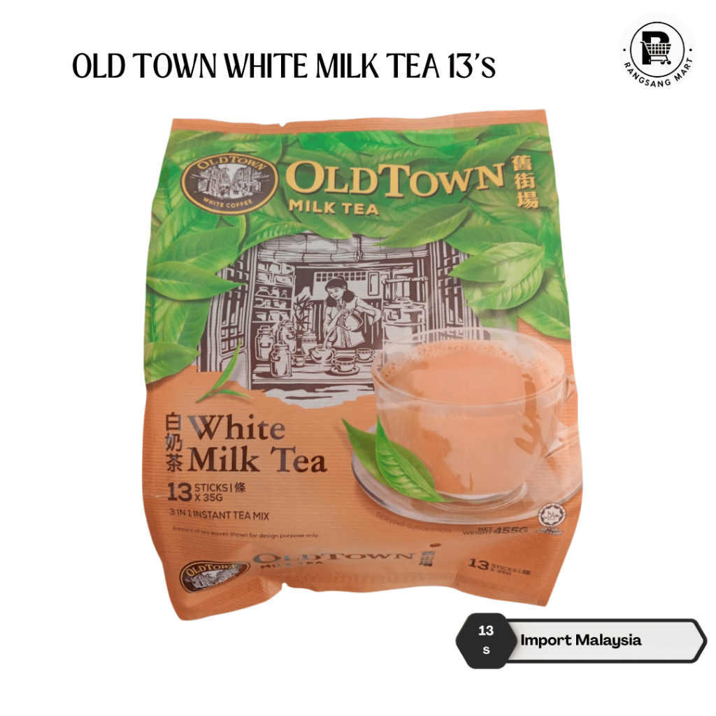 

OLD TOWN WHITE MILK TEA 13’s x 35g – Import Malaysia [Exp. 9 Juli 2026]