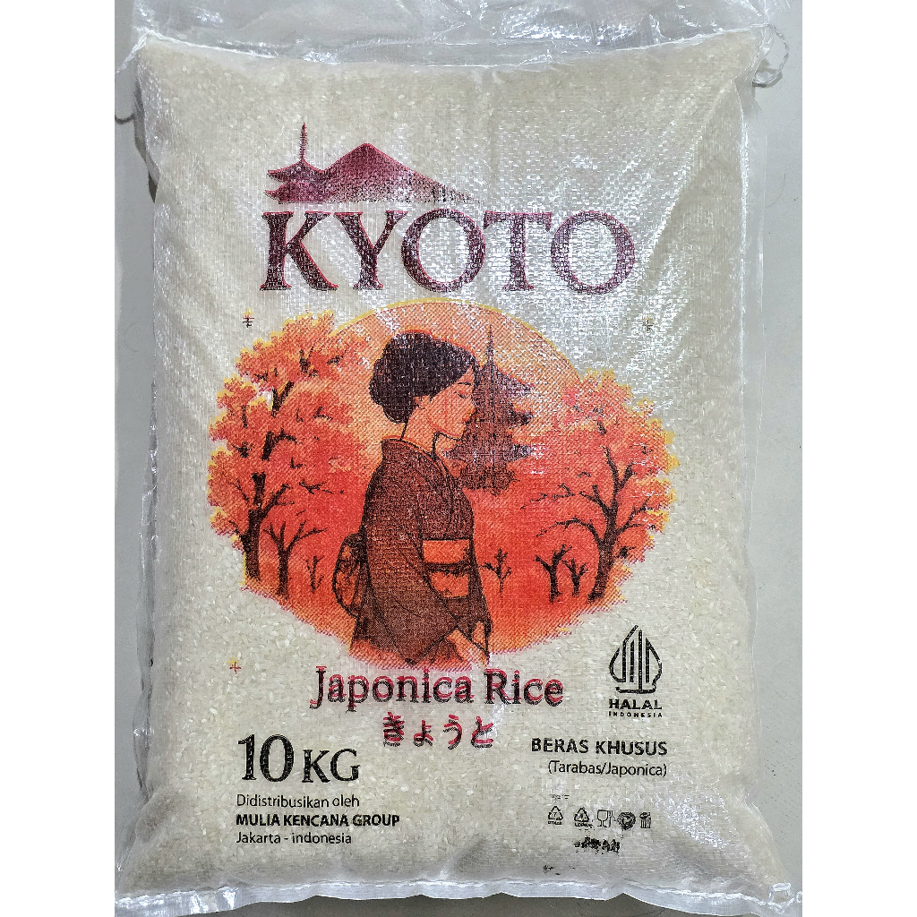 

KYOTO RICE 5 KG / BERAS JAPONICA / BERAS TARABAS / BERAS SUSHI / BERAS BENTO / BERAS IMPOR