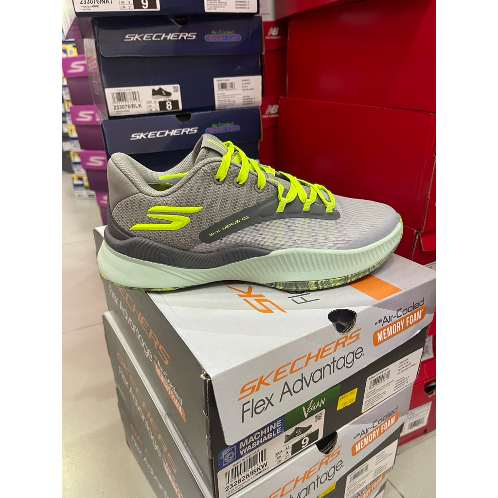 SKECHERS SKX NEXUS SKECHERS MENS 253015 CCGR SKECHERS PRIA