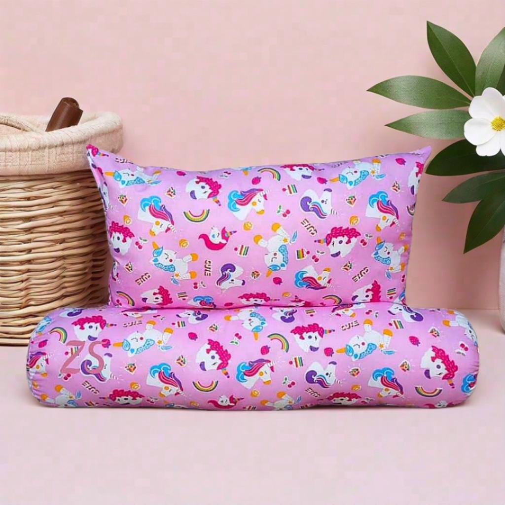 Set Bantal Guling Anak Perempuan Karakter  Unicon