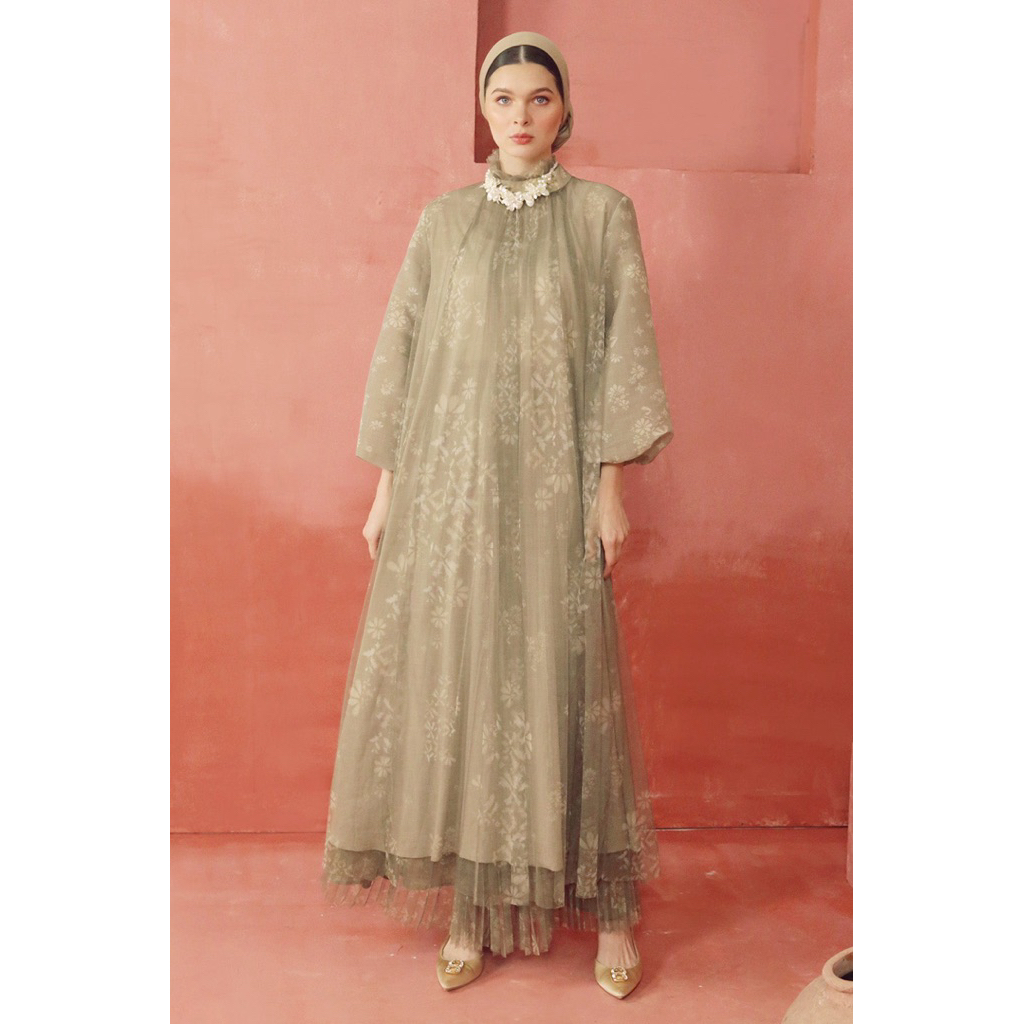 BJ x Khanaan - New Khanum Tulle Maxi Dress M