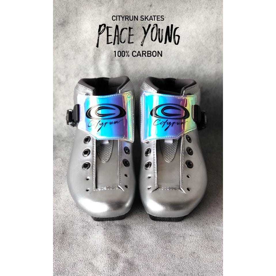 Cityrun Skate Peace Young Boots Only (100% Carbon) Inline Skate Boots