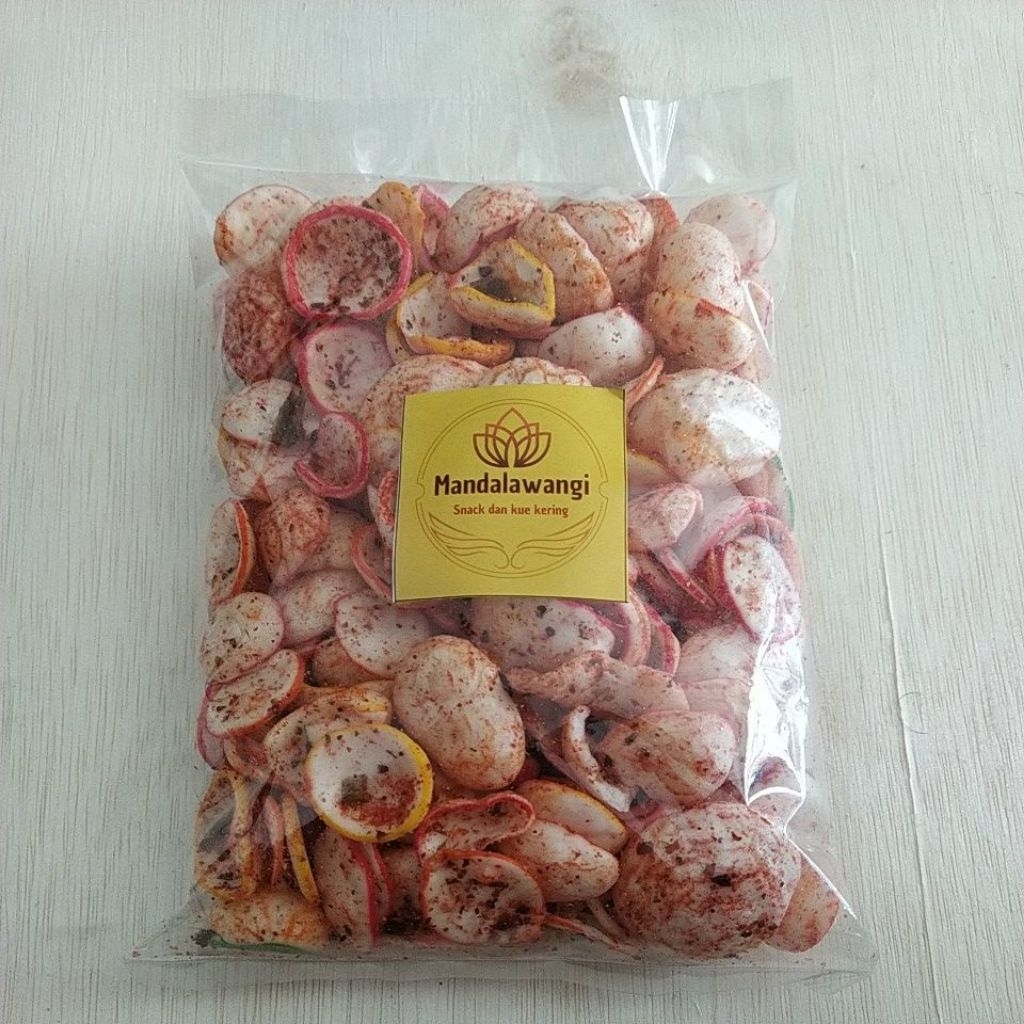 

kerupuk seblak mini pedas (140gr)