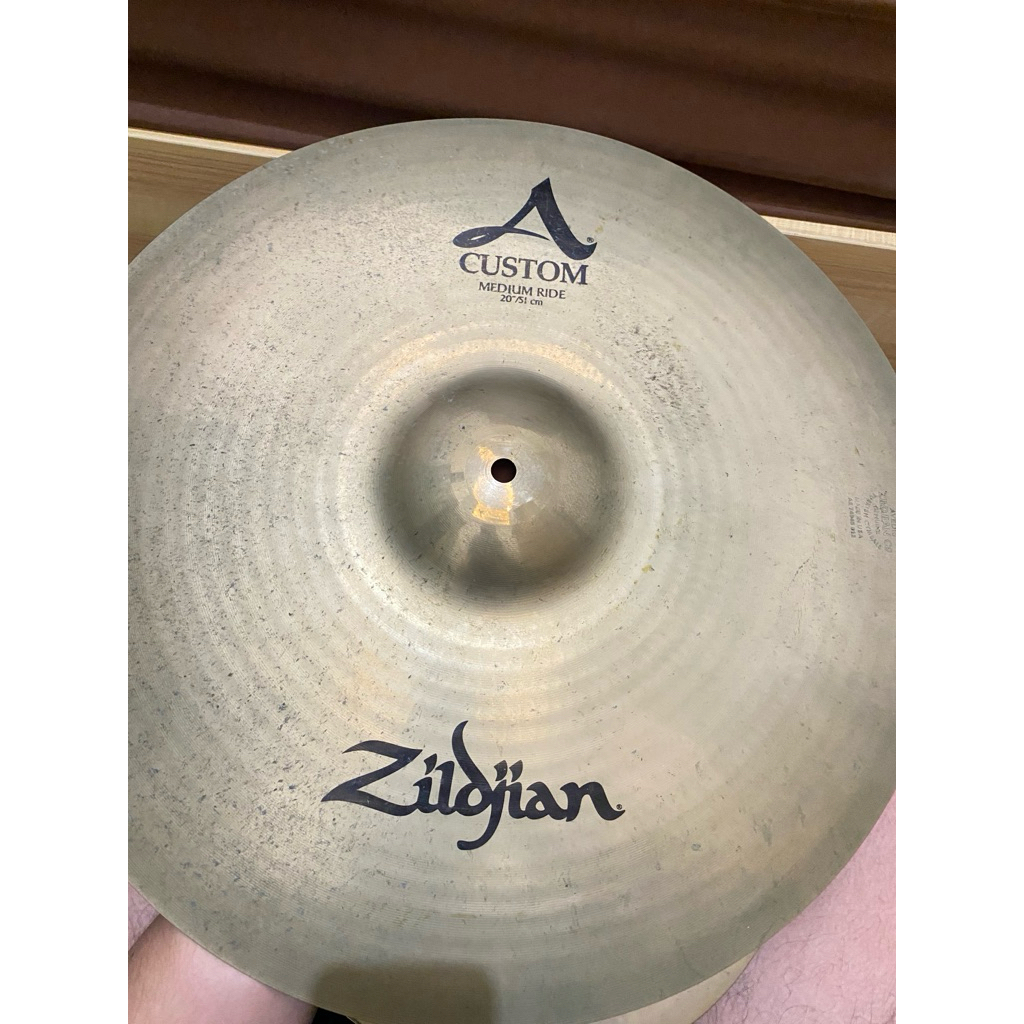 zildjian a custom ride 20” crash 18 hh 14