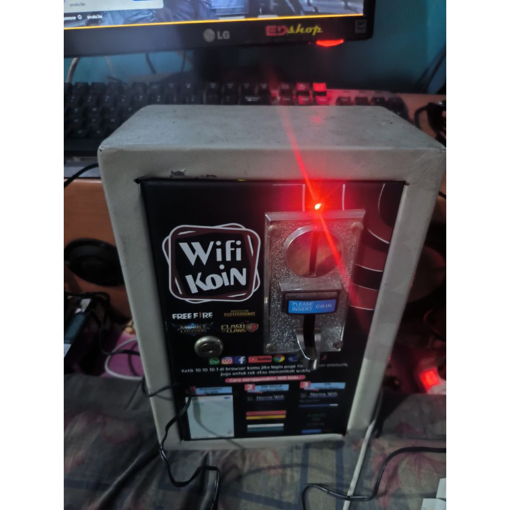 paket usaha wifi koin + microtik 20 user