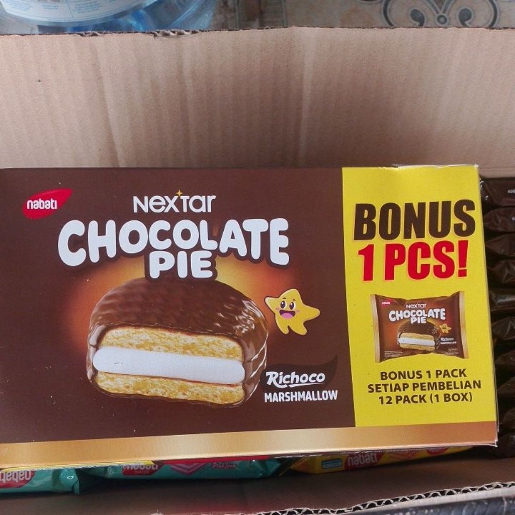 

Nextar Chocolate Pie isi 12+1bungkus
