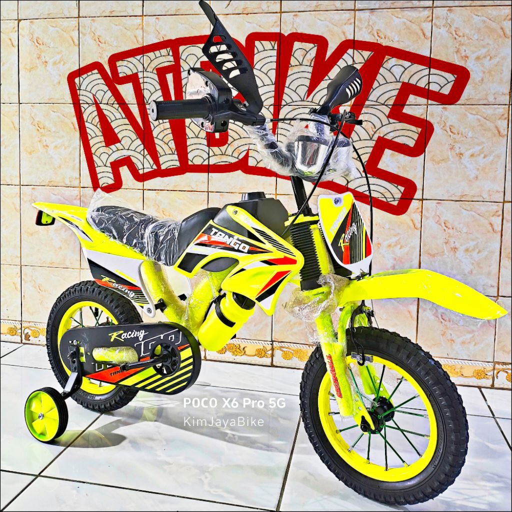sepeda anak bmx trail trel ukuran 12 inch trail sepeda roda tiga roda 3 tril sepeda anak cowok anak 