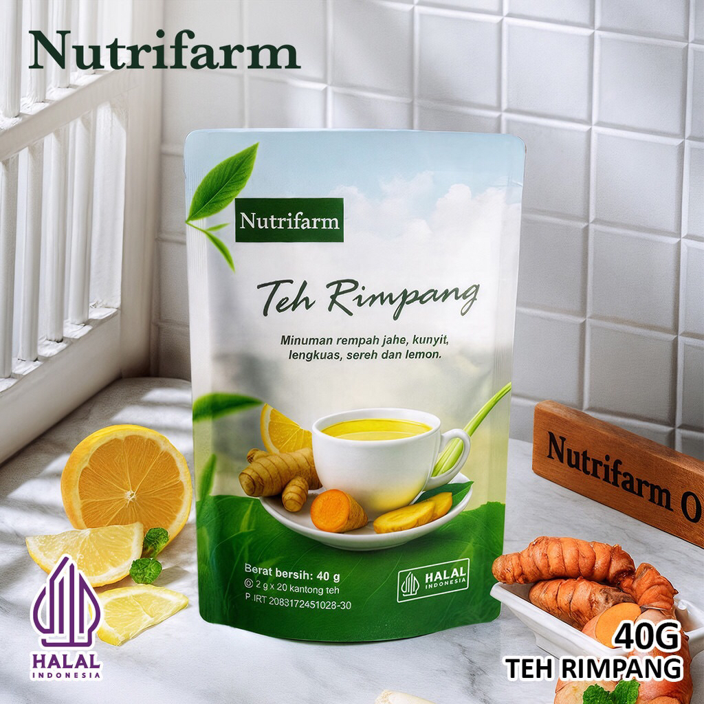 

NUTRIFARM TEH RIMPANG (20PCS X 2GR) | MINUMAN REMPAH | TEH SEDUH