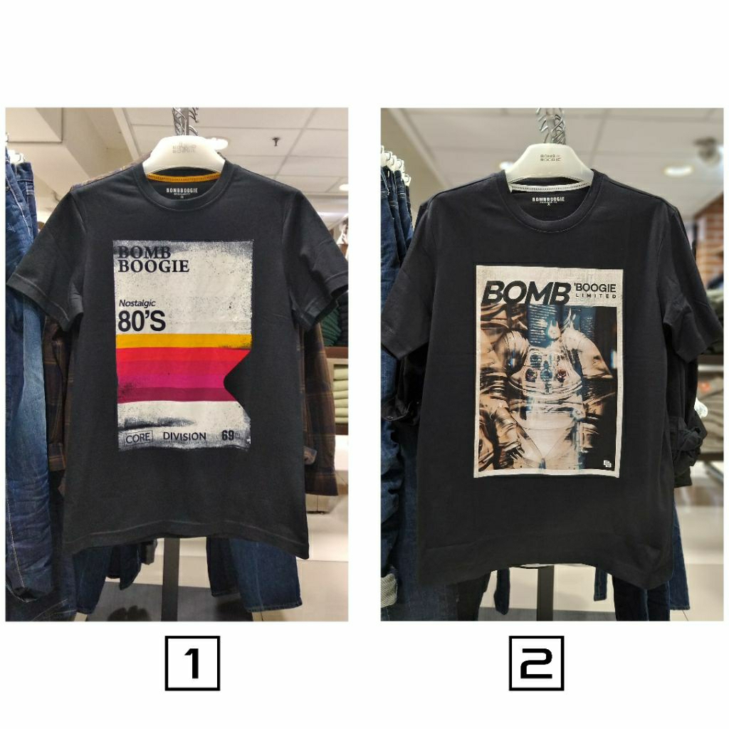 BOMBBOOGIE 100% ORIGINAL KAOS PRIA BOMBBOOGIE 100% ORIGINAL