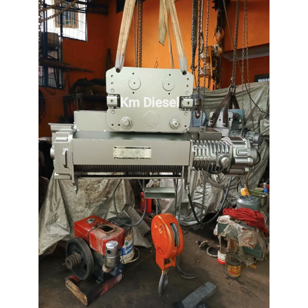 Hoist Crane 2 Ton Mitsubishi 12 Meter / Crane Hoist 2 Ton Mitsubishi / Hoist 2 Ton  Merek Mitsubishi