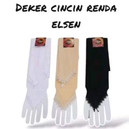 1 pcs manset tangan cincin renda panjang