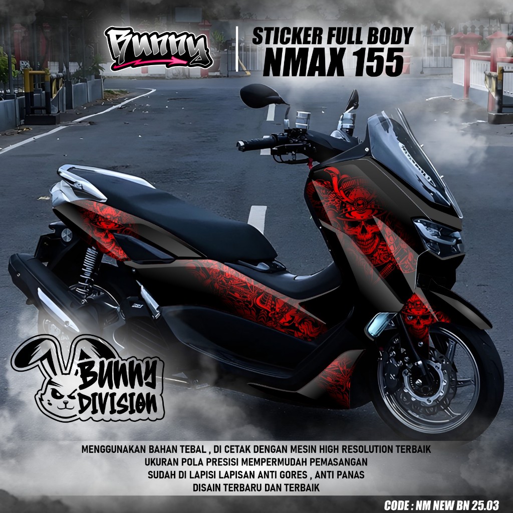 (COD) TERBARU Decal Sticker Motor Yamaha Nmax 155 New 2020 2021 2022 2023 2024 Full body - Stiker Sk