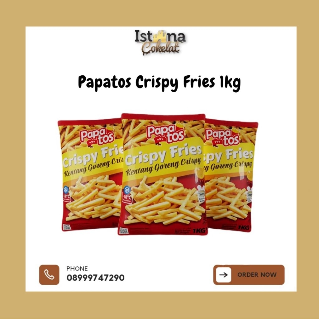 

[FROZEN] Papatos Crispy Fries 1kg