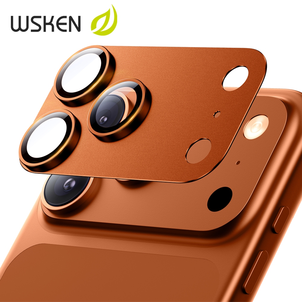 wsken iPhone 17 Pro Max Lens Protector Full Coverage Dustproof 8D Hardness Scratch-Resistant Lens Pr