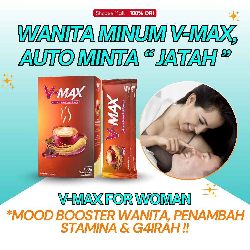 

Kopi V Max Minuman Cokelat Gair4h Penambah Stamina Wanita